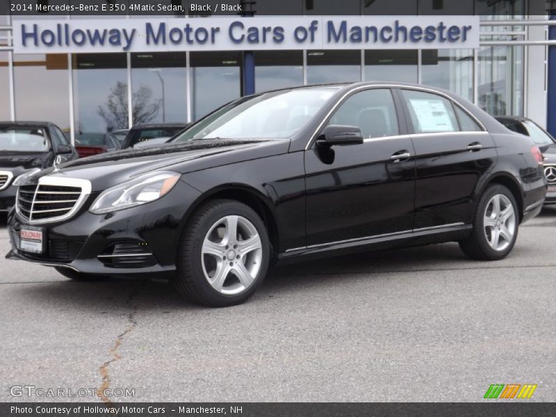 Black / Black 2014 Mercedes-Benz E 350 4Matic Sedan