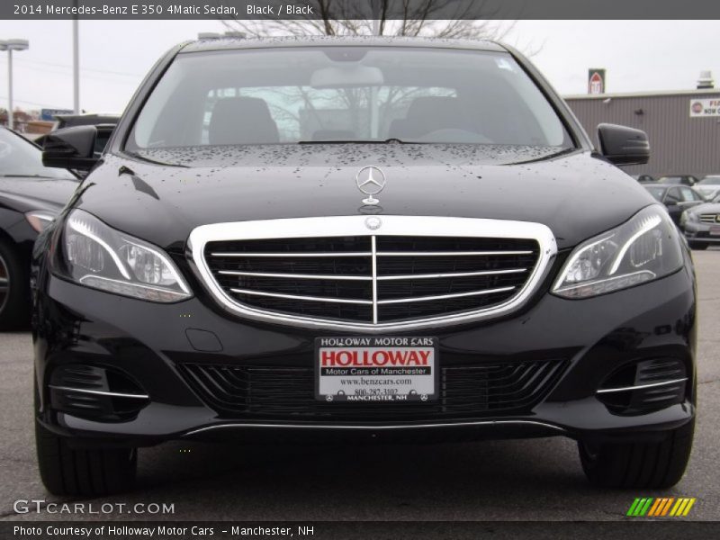 Black / Black 2014 Mercedes-Benz E 350 4Matic Sedan