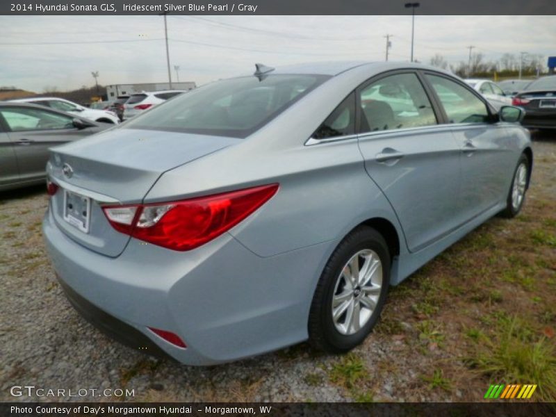 Iridescent Silver Blue Pearl / Gray 2014 Hyundai Sonata GLS