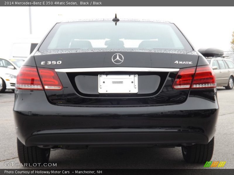 Black / Black 2014 Mercedes-Benz E 350 4Matic Sedan