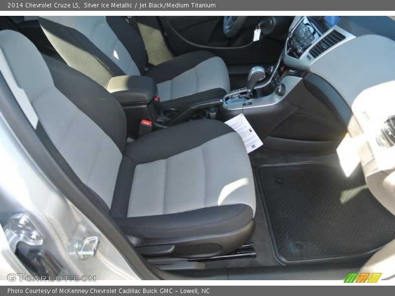 Silver Ice Metallic / Jet Black/Medium Titanium 2014 Chevrolet Cruze LS