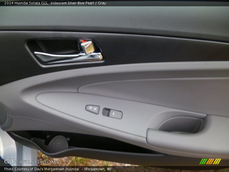 Iridescent Silver Blue Pearl / Gray 2014 Hyundai Sonata GLS