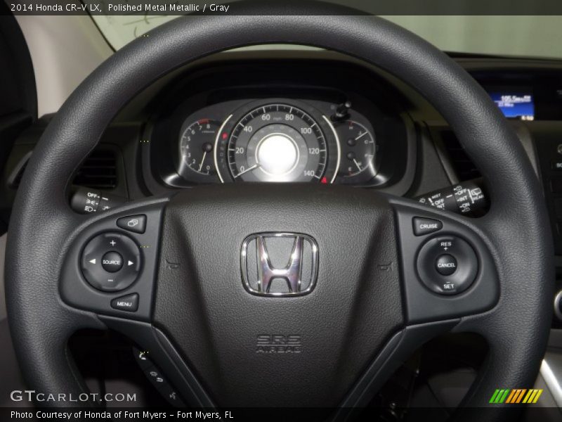 Polished Metal Metallic / Gray 2014 Honda CR-V LX