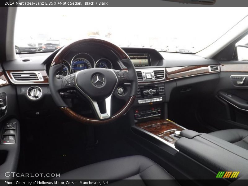 Black / Black 2014 Mercedes-Benz E 350 4Matic Sedan