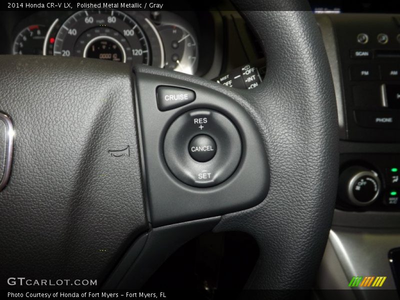 Polished Metal Metallic / Gray 2014 Honda CR-V LX