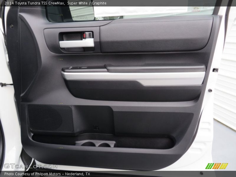 Super White / Graphite 2014 Toyota Tundra TSS CrewMax