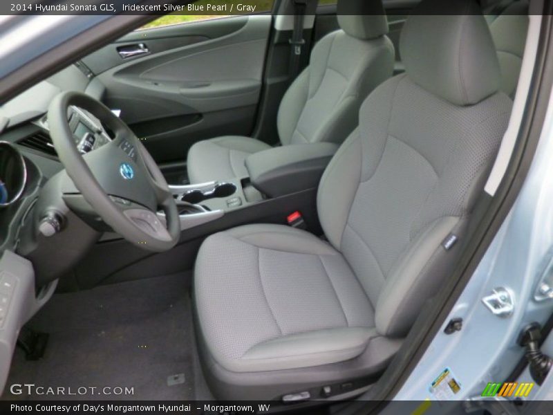 Iridescent Silver Blue Pearl / Gray 2014 Hyundai Sonata GLS