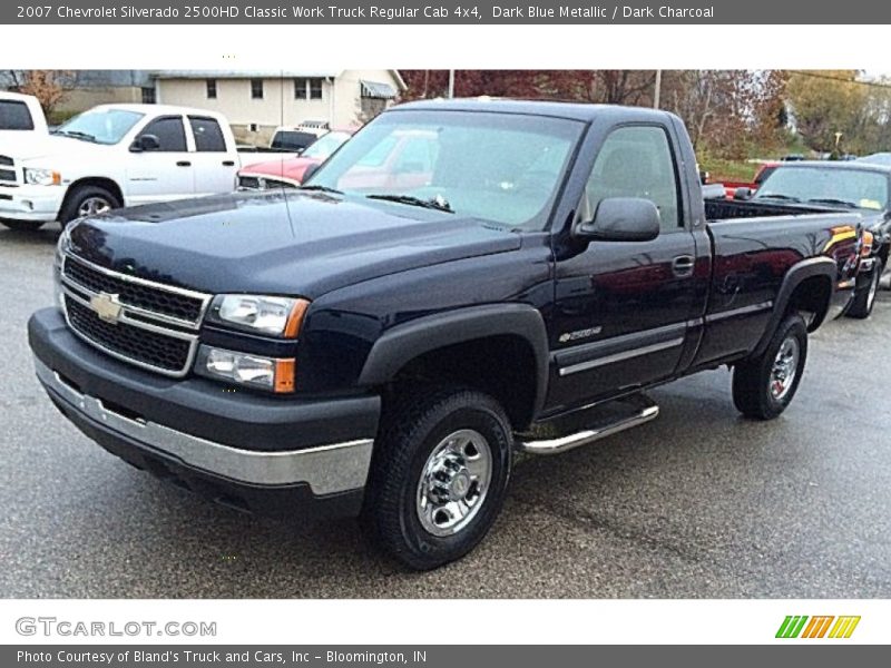 Dark Blue Metallic / Dark Charcoal 2007 Chevrolet Silverado 2500HD Classic Work Truck Regular Cab 4x4