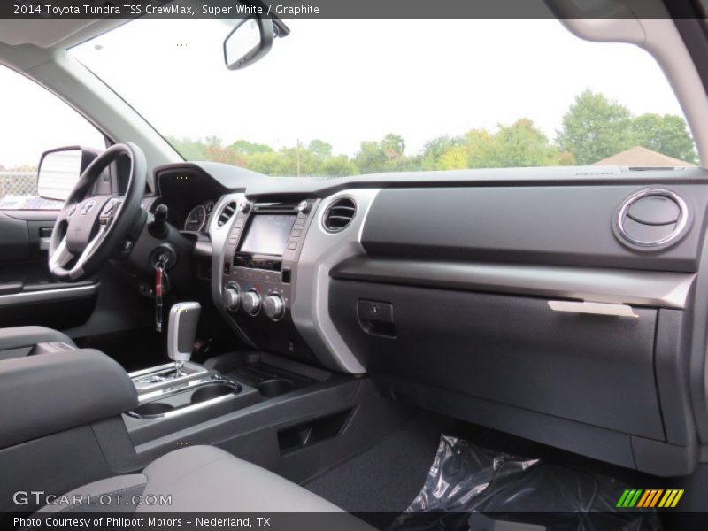 Super White / Graphite 2014 Toyota Tundra TSS CrewMax