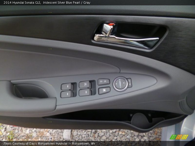 Iridescent Silver Blue Pearl / Gray 2014 Hyundai Sonata GLS