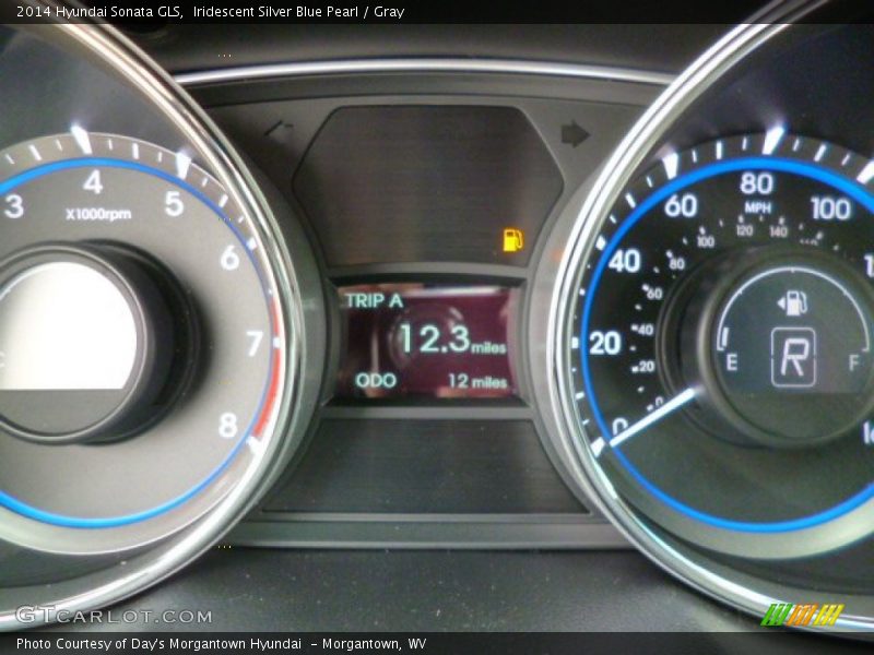 Iridescent Silver Blue Pearl / Gray 2014 Hyundai Sonata GLS