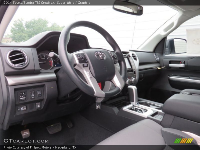 Super White / Graphite 2014 Toyota Tundra TSS CrewMax