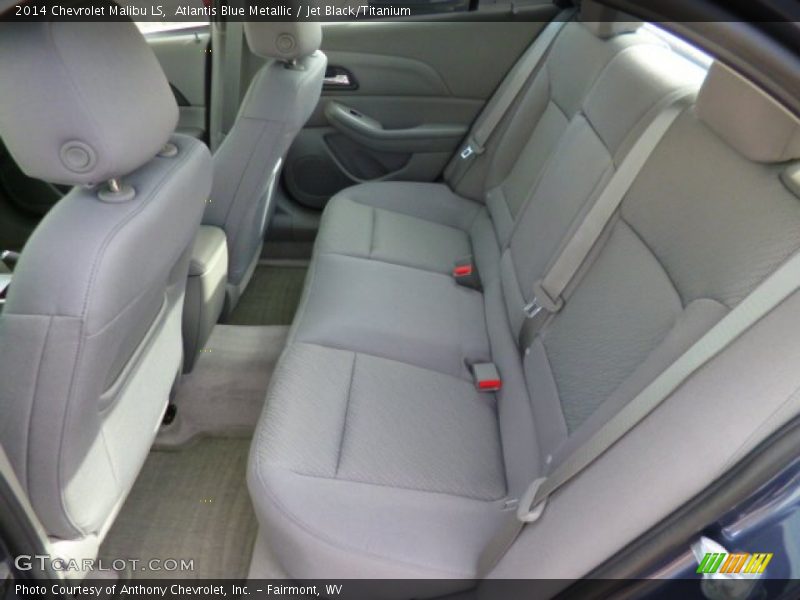 Atlantis Blue Metallic / Jet Black/Titanium 2014 Chevrolet Malibu LS