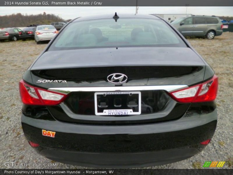 Phantom Black Metallic / Gray 2014 Hyundai Sonata GLS