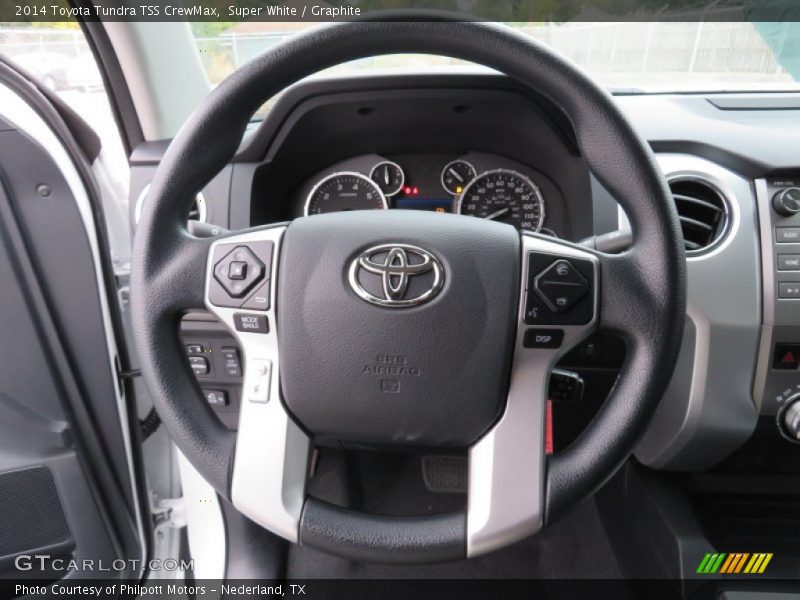 Super White / Graphite 2014 Toyota Tundra TSS CrewMax