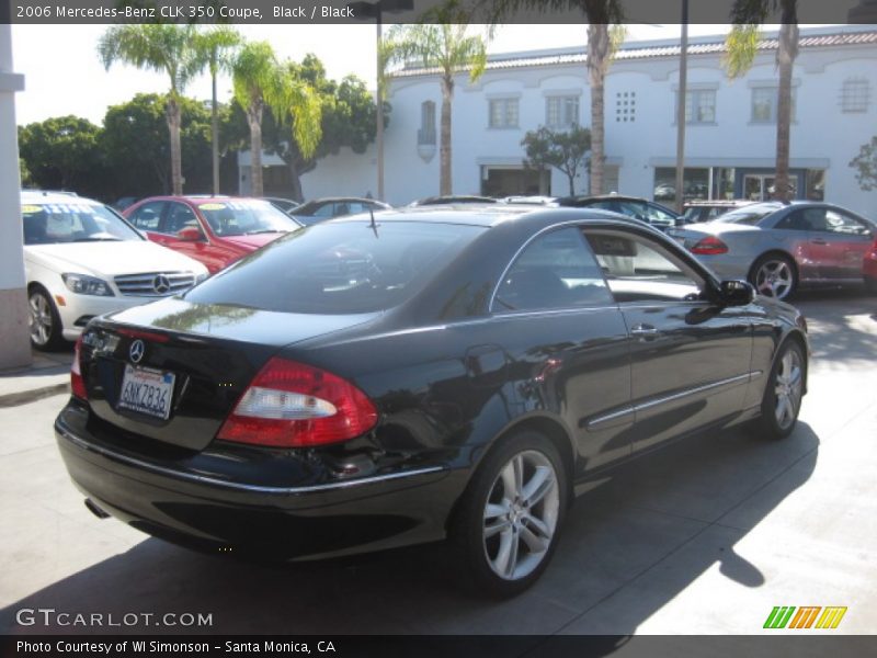 Black / Black 2006 Mercedes-Benz CLK 350 Coupe