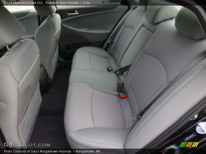 Phantom Black Metallic / Gray 2014 Hyundai Sonata GLS