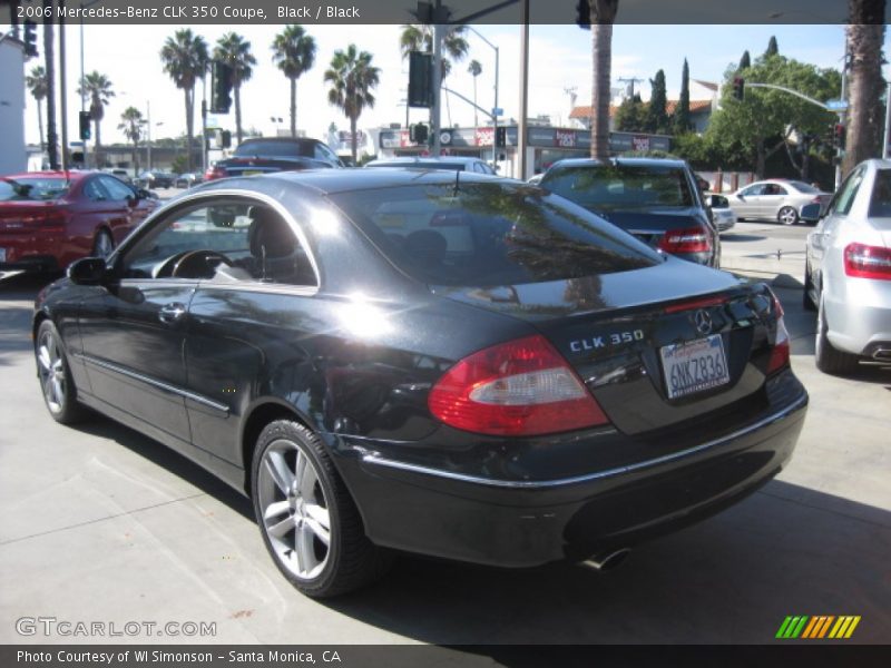 Black / Black 2006 Mercedes-Benz CLK 350 Coupe