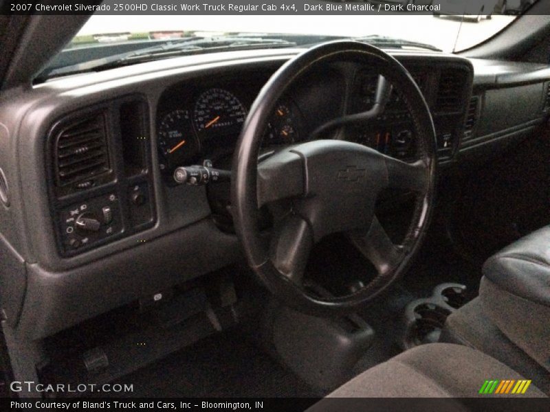 Dark Blue Metallic / Dark Charcoal 2007 Chevrolet Silverado 2500HD Classic Work Truck Regular Cab 4x4