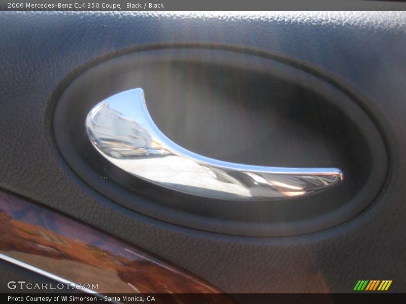Black / Black 2006 Mercedes-Benz CLK 350 Coupe