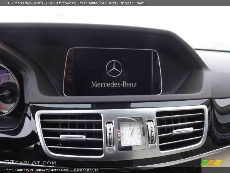 Polar White / Silk Beige/Espresso Brown 2014 Mercedes-Benz E 350 4Matic Sedan