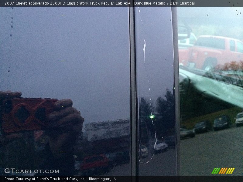 Dark Blue Metallic / Dark Charcoal 2007 Chevrolet Silverado 2500HD Classic Work Truck Regular Cab 4x4