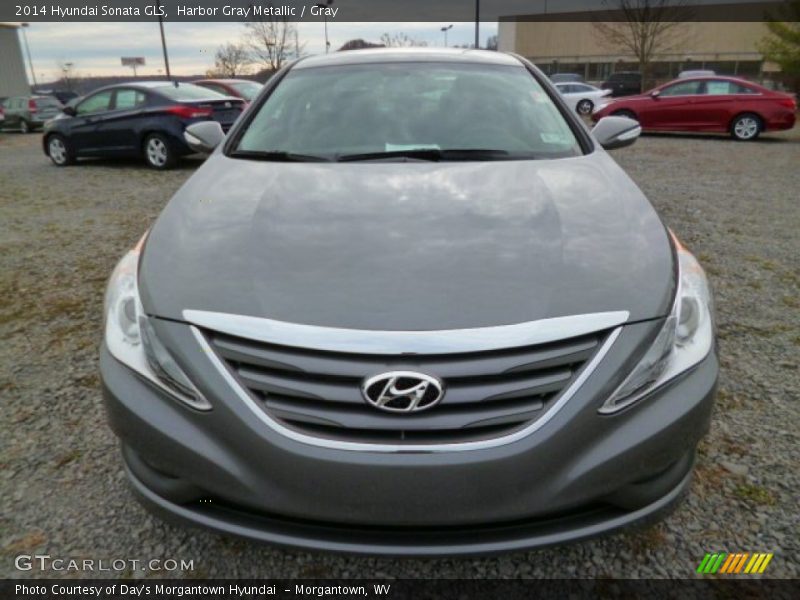 Harbor Gray Metallic / Gray 2014 Hyundai Sonata GLS