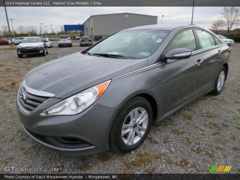 Harbor Gray Metallic / Gray 2014 Hyundai Sonata GLS