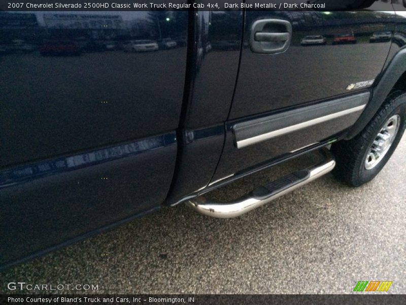 Dark Blue Metallic / Dark Charcoal 2007 Chevrolet Silverado 2500HD Classic Work Truck Regular Cab 4x4