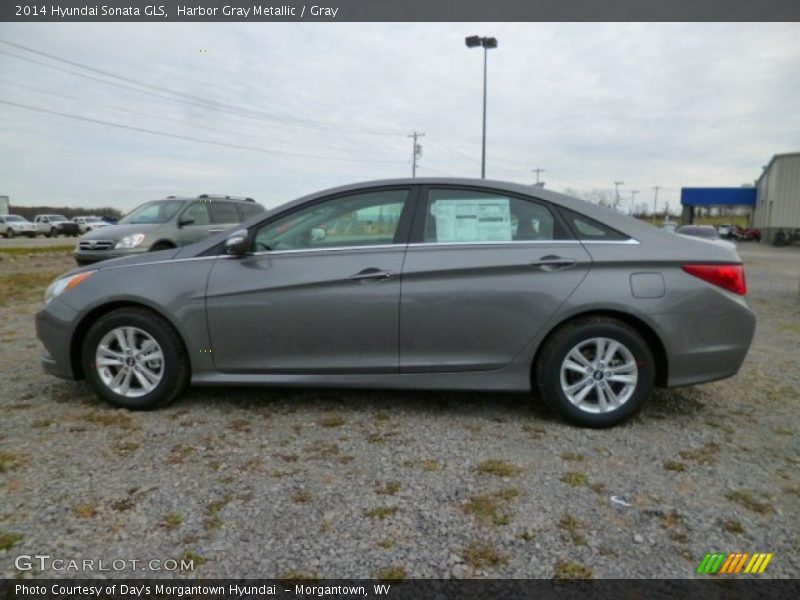 Harbor Gray Metallic / Gray 2014 Hyundai Sonata GLS