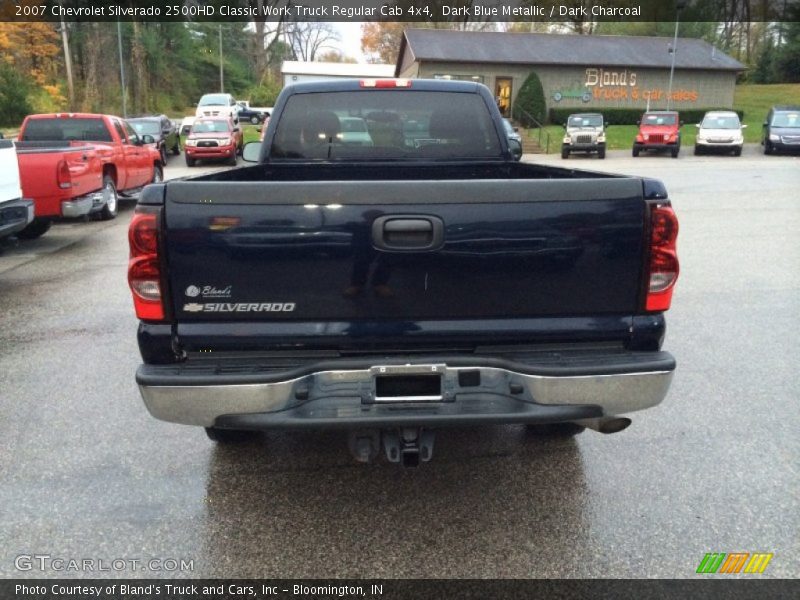Dark Blue Metallic / Dark Charcoal 2007 Chevrolet Silverado 2500HD Classic Work Truck Regular Cab 4x4