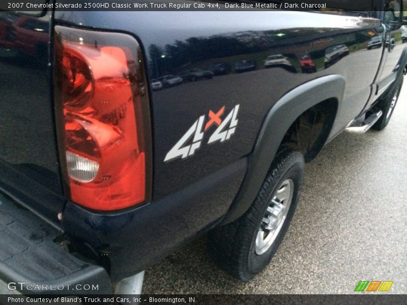 Dark Blue Metallic / Dark Charcoal 2007 Chevrolet Silverado 2500HD Classic Work Truck Regular Cab 4x4