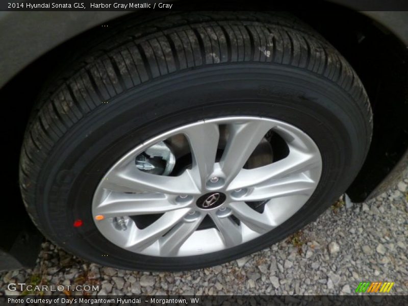 Harbor Gray Metallic / Gray 2014 Hyundai Sonata GLS