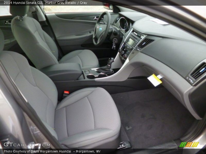Harbor Gray Metallic / Gray 2014 Hyundai Sonata GLS