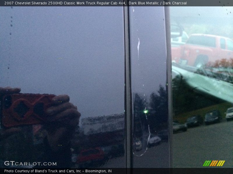 Dark Blue Metallic / Dark Charcoal 2007 Chevrolet Silverado 2500HD Classic Work Truck Regular Cab 4x4