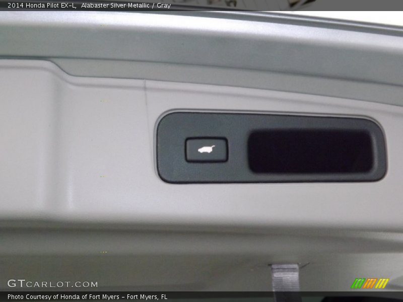 Alabaster Silver Metallic / Gray 2014 Honda Pilot EX-L