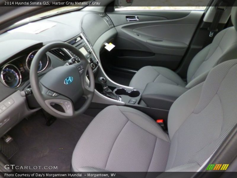 Harbor Gray Metallic / Gray 2014 Hyundai Sonata GLS