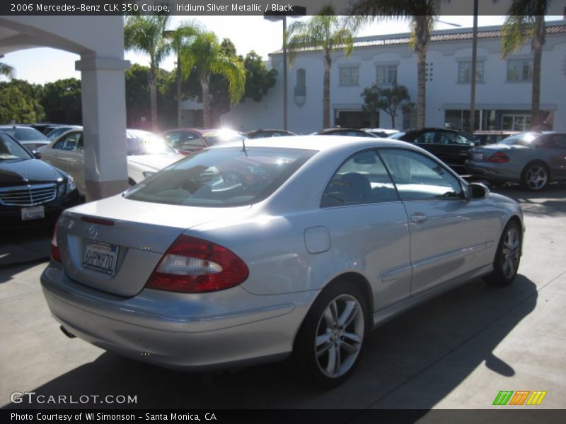 Iridium Silver Metallic / Black 2006 Mercedes-Benz CLK 350 Coupe