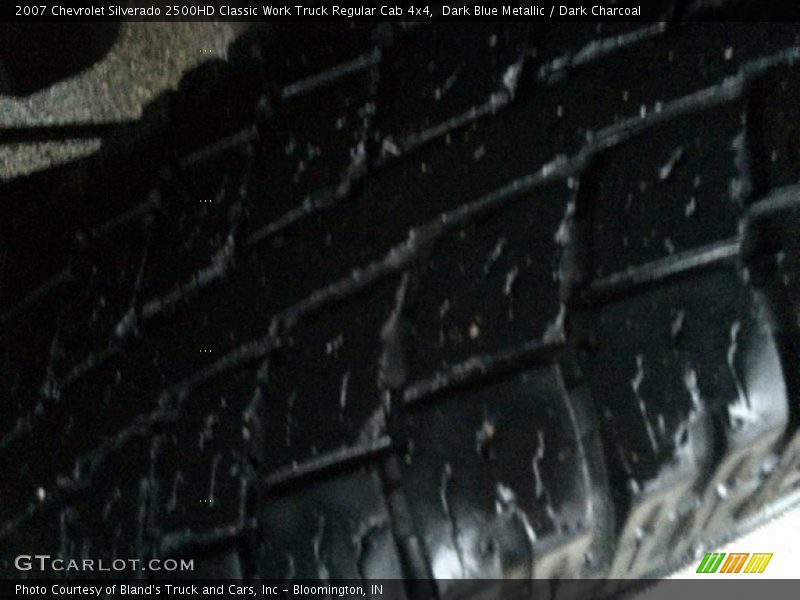 Dark Blue Metallic / Dark Charcoal 2007 Chevrolet Silverado 2500HD Classic Work Truck Regular Cab 4x4