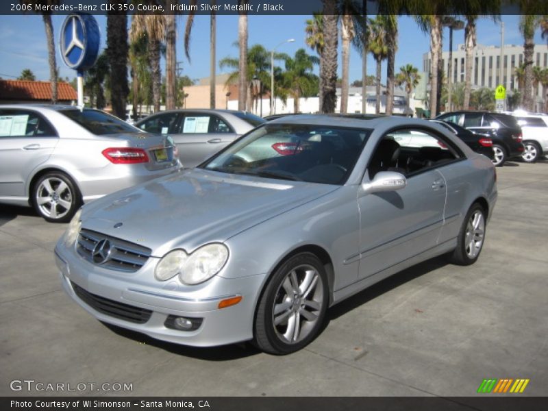 Iridium Silver Metallic / Black 2006 Mercedes-Benz CLK 350 Coupe