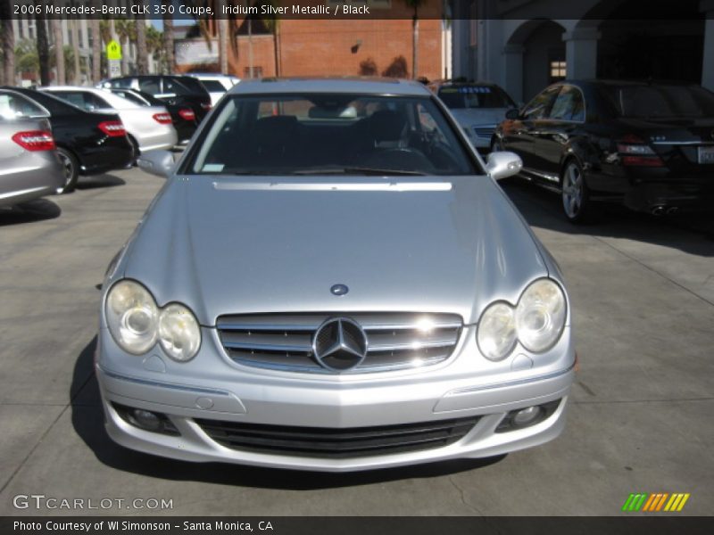 Iridium Silver Metallic / Black 2006 Mercedes-Benz CLK 350 Coupe