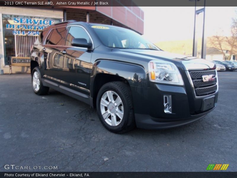 Ashen Gray Metallic / Jet Black 2013 GMC Terrain SLE AWD