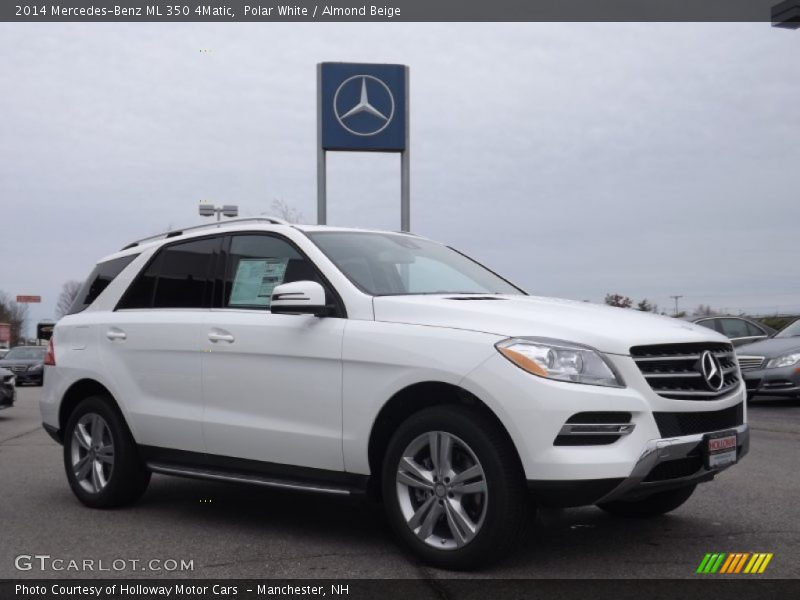 Polar White / Almond Beige 2014 Mercedes-Benz ML 350 4Matic