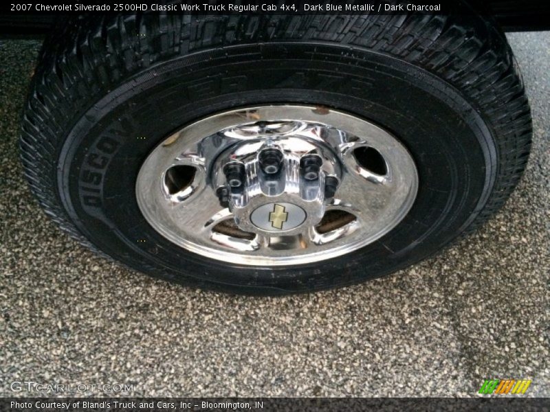 Dark Blue Metallic / Dark Charcoal 2007 Chevrolet Silverado 2500HD Classic Work Truck Regular Cab 4x4