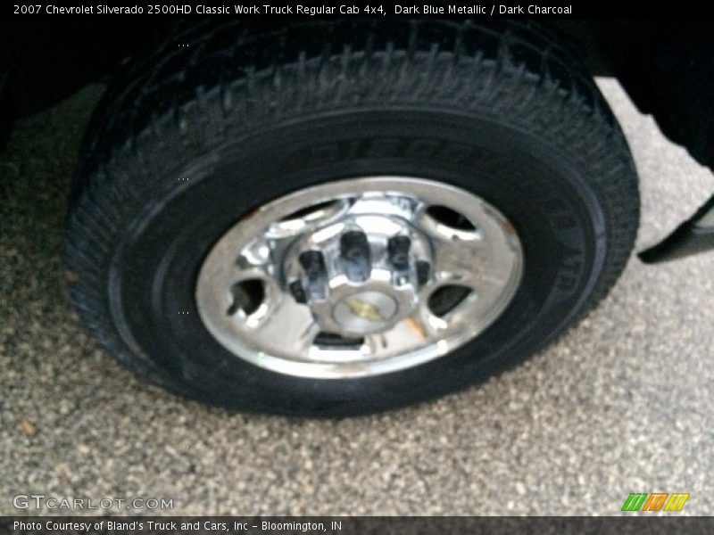 Dark Blue Metallic / Dark Charcoal 2007 Chevrolet Silverado 2500HD Classic Work Truck Regular Cab 4x4