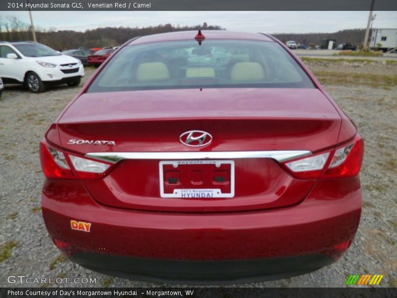 Venetian Red / Camel 2014 Hyundai Sonata GLS
