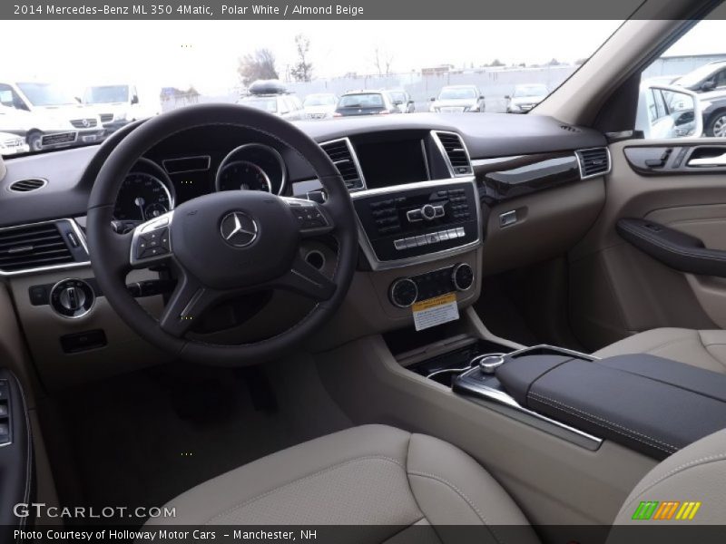 Polar White / Almond Beige 2014 Mercedes-Benz ML 350 4Matic