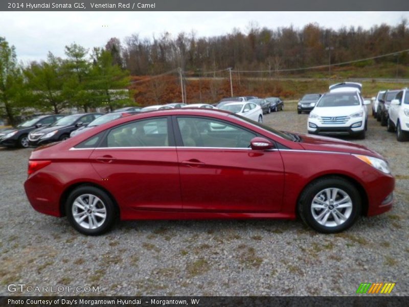 Venetian Red / Camel 2014 Hyundai Sonata GLS