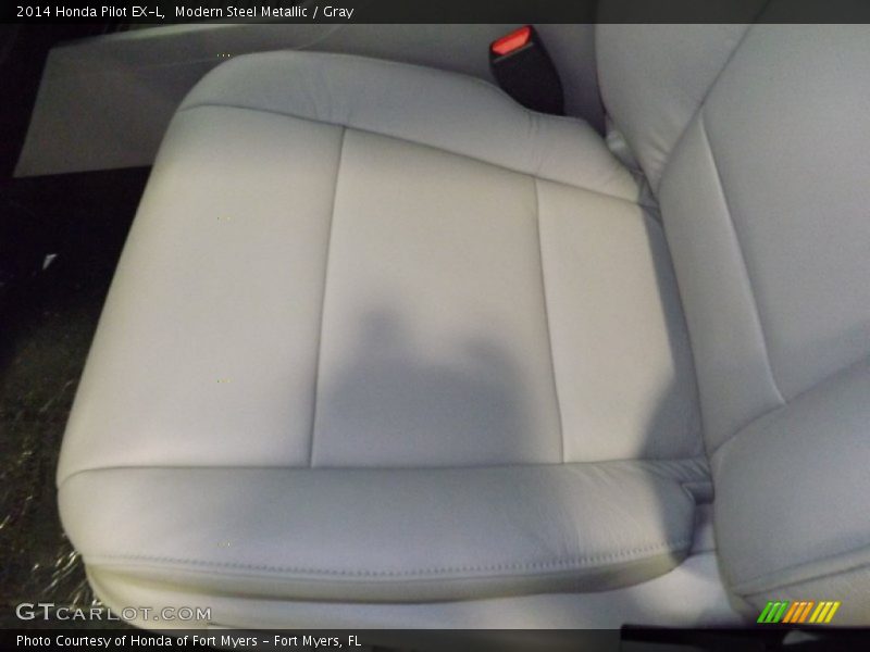 Modern Steel Metallic / Gray 2014 Honda Pilot EX-L
