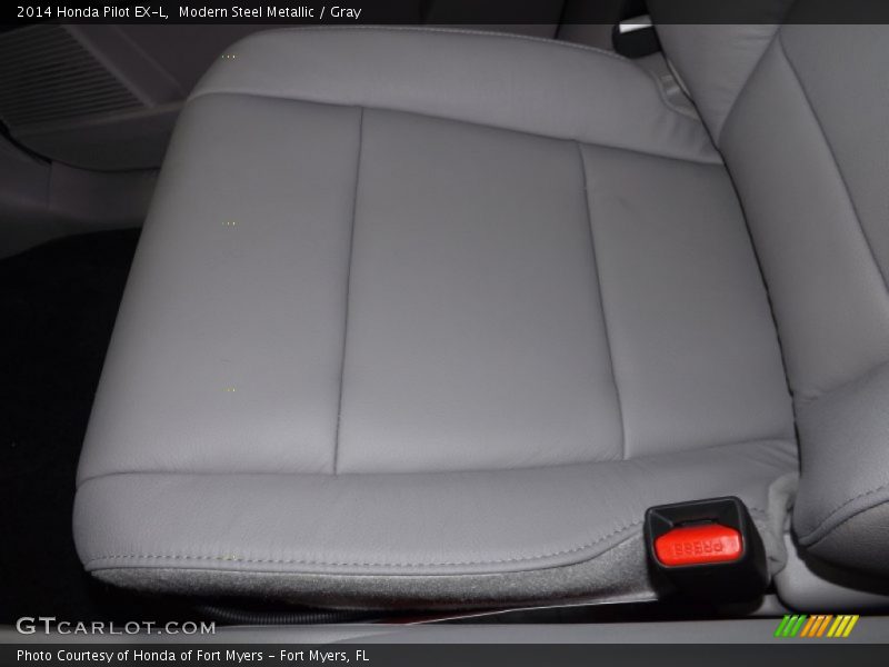 Modern Steel Metallic / Gray 2014 Honda Pilot EX-L